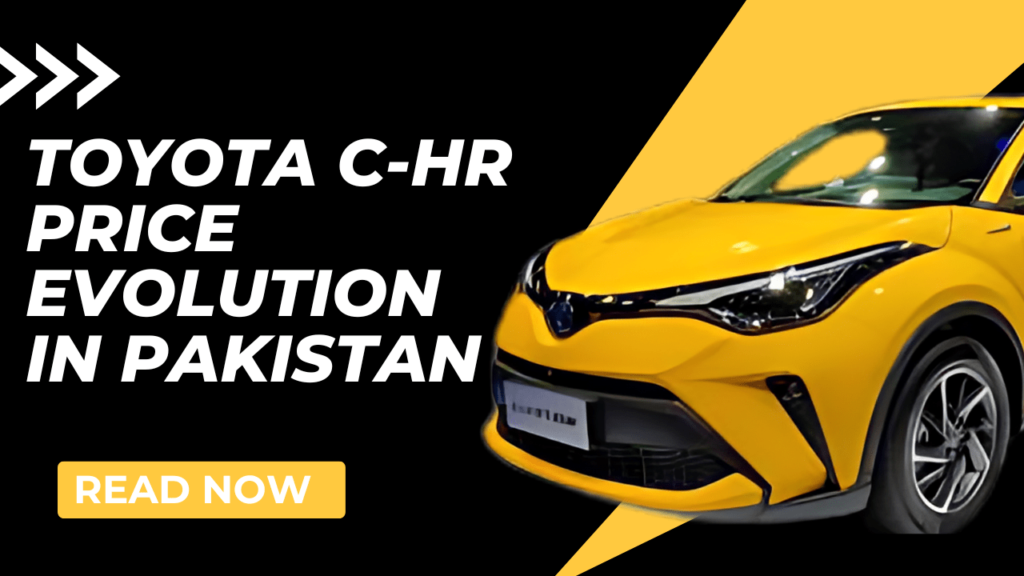 Discover the Toyota C-HR 2022 price in Pakistan for 2024. Explore its sleek design, hybrid efficiency, and why it’s the top choice for SUV lovers.